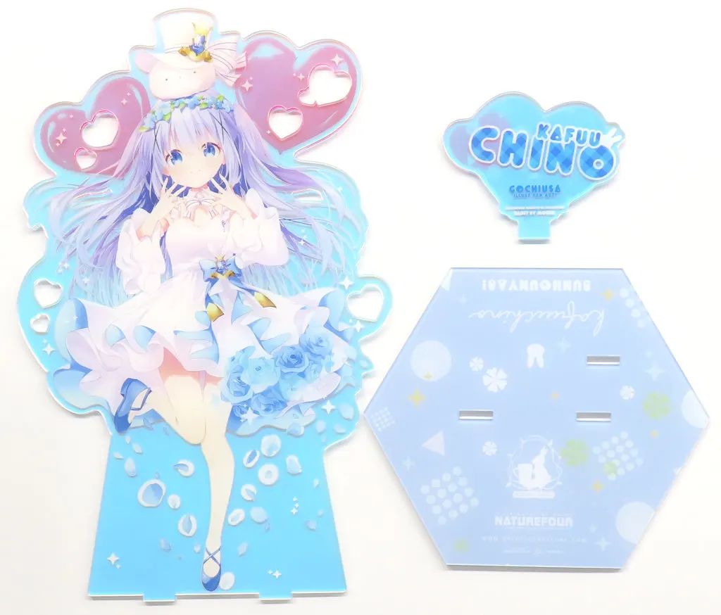 【中古】アクリルスタンド・アクリルパネル 【ご注文はうさぎですか?】オーロラアクリルスタンド 10thチノ 香風智乃(Mocha) C104/風林火山