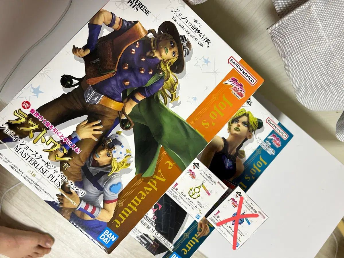 (The First ハン セット) チェッパリー ラストワン & F賞 空条 徐倫 & 4部 ミニチュアチャーム