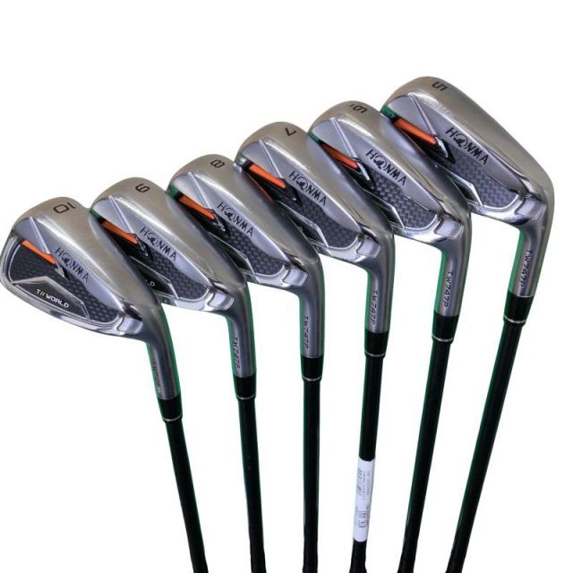 【中古】 本間ゴルフ TOUR WORLD TW747P 6S アイアンセット IR リシャフト (フレックスその他) メンズ 男性用 右利き 右用 Dランク ゴルフクラブ