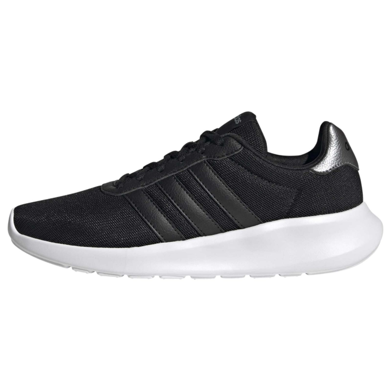 [adidas] LITE RACER 3.0 W レディーススニーカー【軽量】 GY0699 コアブラック/アイアンメタリック [コアブラック/コアブラック/アイアンメタリック(GY0699)] [22.5 cm]