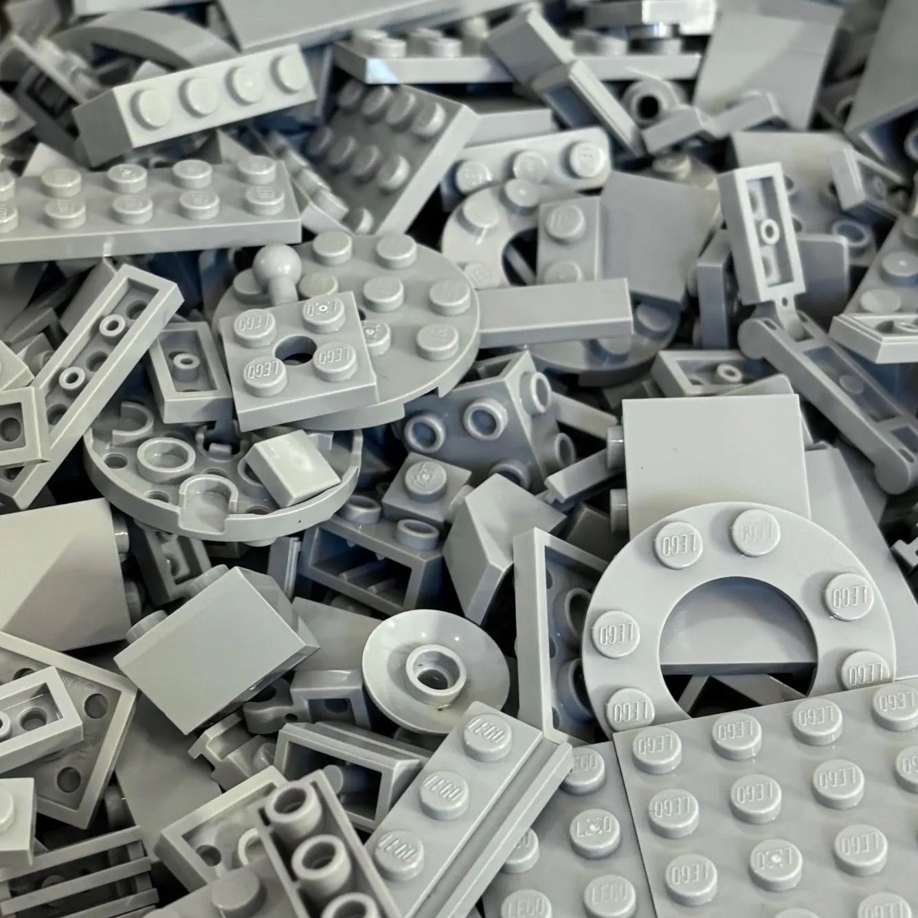 LEGO レゴ ライトグレー 薄灰色 ブロック 大量 おまとめ - メルカリ
