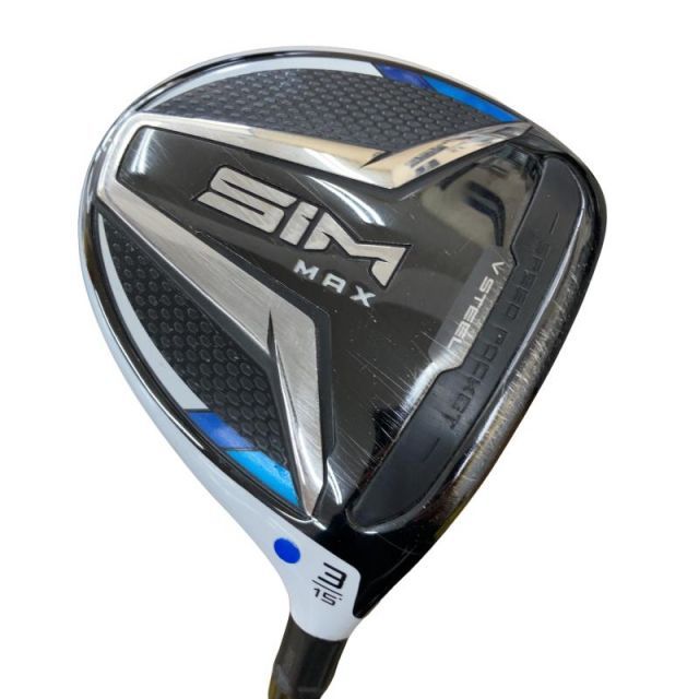 【中古】 テーラーメイド SIM MAX 3W フェアウェイウッド FW Diamana ZF60 (フレックスS) メンズ 男性用 右利き 右用 Cランク ゴルフクラブ