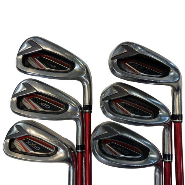 【中古】 ダンロップ XXIO(2022) 7S(レッド) アイアンセット IR XXIO MP1200(IR) レッド (フレックスR) メンズ 男性用 右利き 右用 Cランク ゴルフクラブ