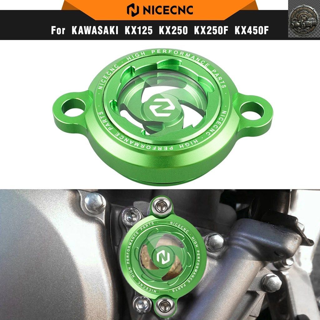カワサキ KX250 2019-2022 透明エンジンオイルフィルターキャップカバー カワサキ KX250F 2005-2019 KX250X 2022 KX250XC