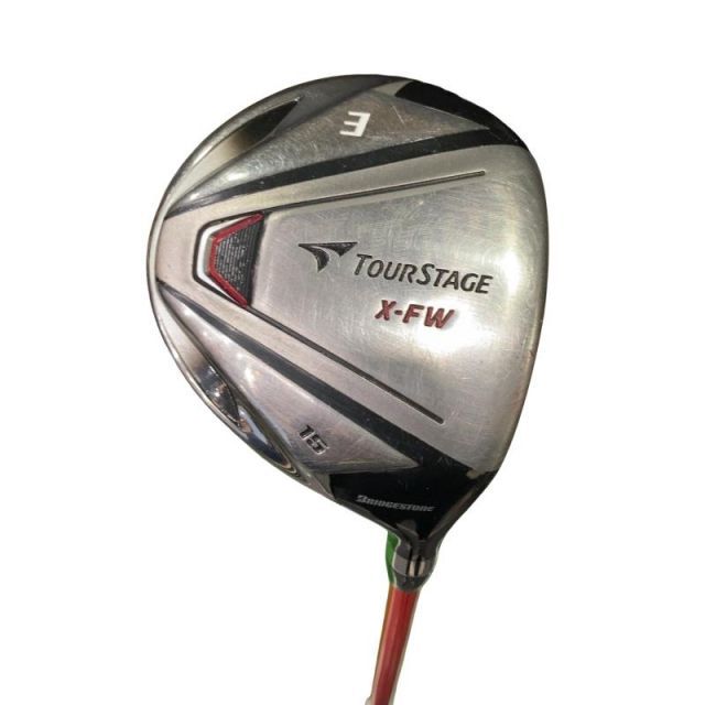 【中古】 ブリヂストン TOURSTAGE X-FW 3W フェアウェイウッド FW Tour AD DJ-6 (フレックスS) メンズ 男性用 右利き 右用 Cランク ゴルフクラブ