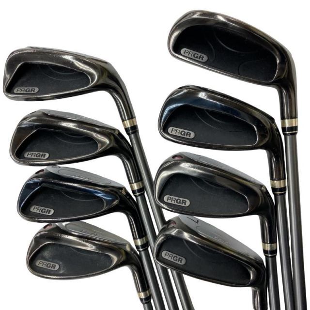 【中古】 プロギア egg POWER CAVITY 8S アイアンセット IR eggオリジナルカーボン (フレックスR) メンズ 男性用 右利き 右用 Cランク ゴルフクラブ