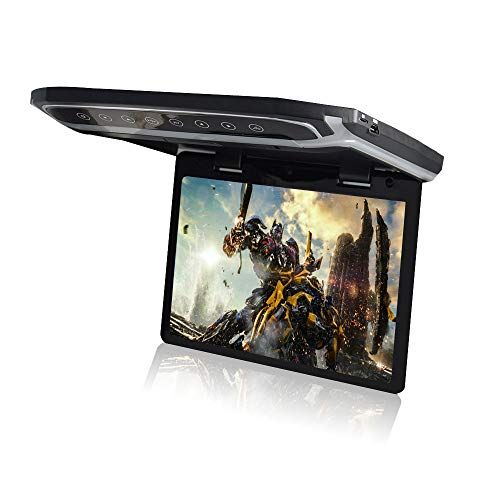 LOSKAフリップダウンモニター 10.2インチデジタルフリップダウンモニター LEDバックライト液晶 1024x600pixelHDMI MicroSD対応pms 9c698928