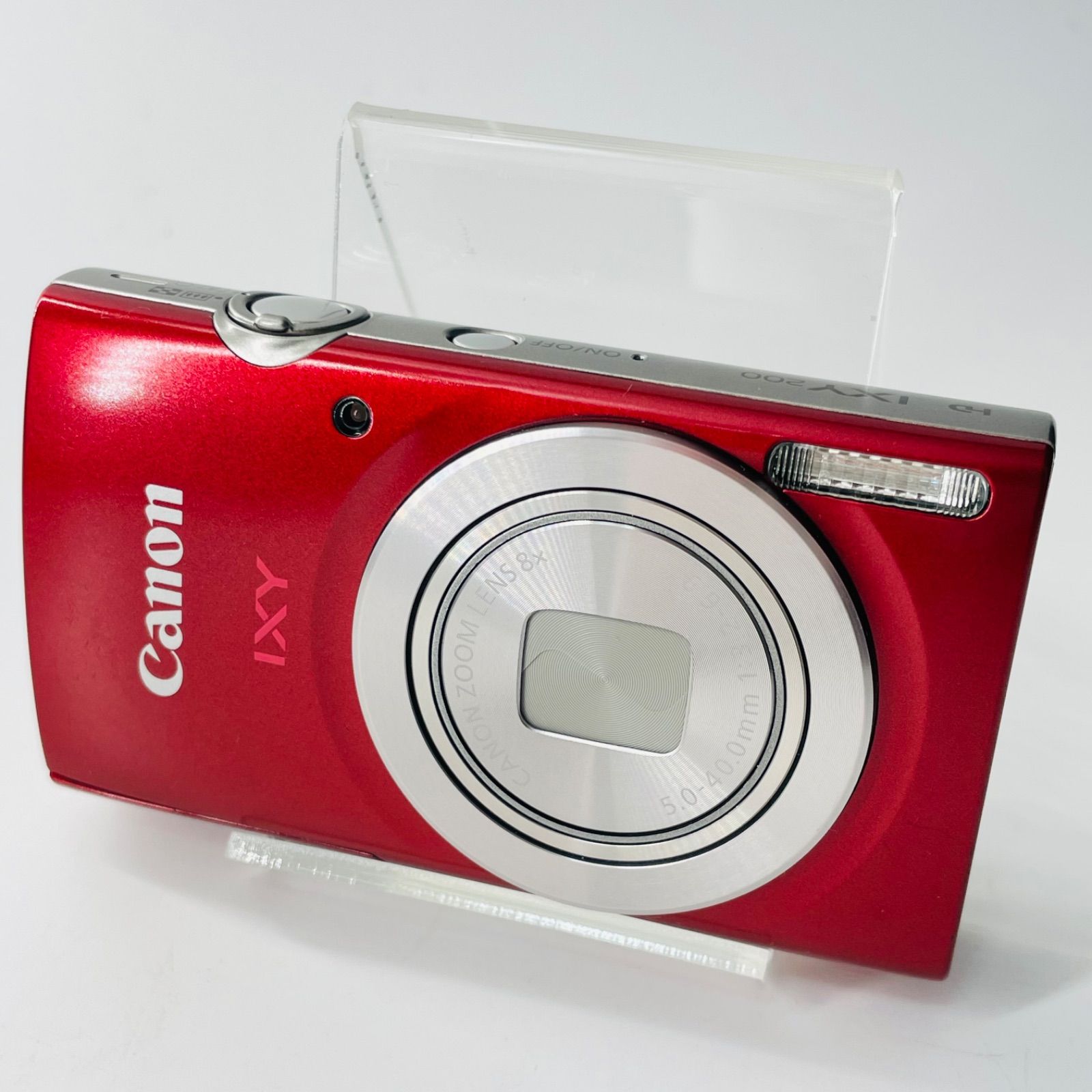 Canon IXY200 レッド コンデジ デジカメ 動作確認済 1029 - メルカリ