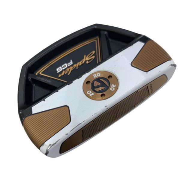 【中古】 テーラーメイド Spider FCG BLACK/WHITE スモールスラント 33インチ パター PT KBS CT TOUR BLACK (フレックスその他) メンズ 男性用 右利き 右用 Cランク ゴルフクラブ