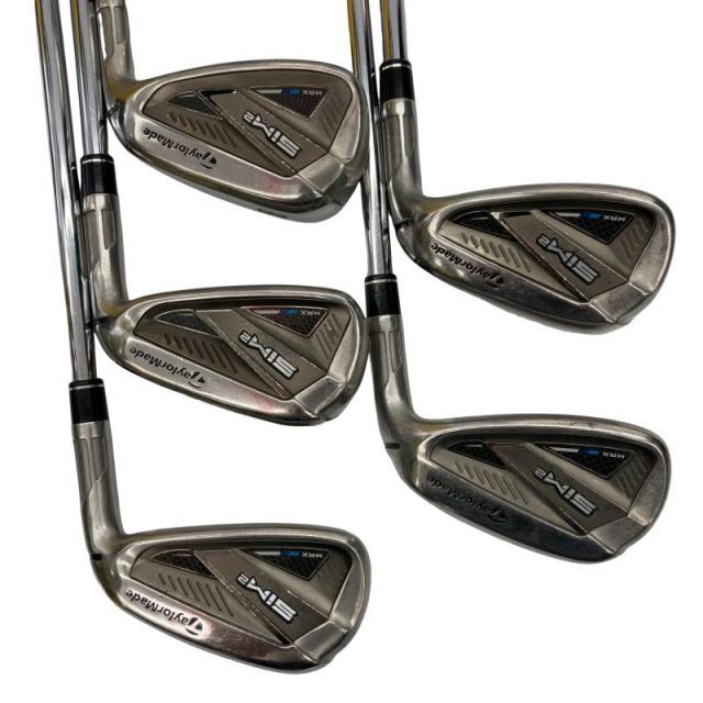 【中古】 テーラーメイド SIM2 MAX 5S アイアンセット IR KBS MAX MT85 JP (フレックスS) メンズ 男性用 右利き 右用 Cランク ゴルフクラブ