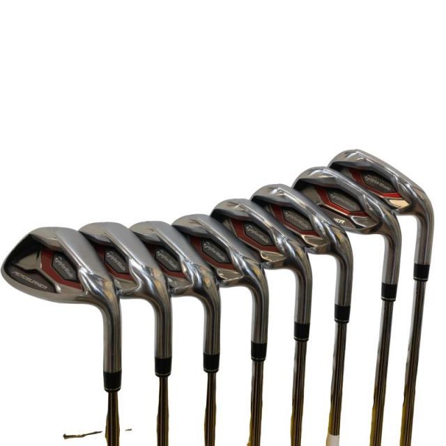 【中古】 テーラーメイド AERO BURNER 8S アイアンセット IR KBS C-TAPER 90 (フレックスS) メンズ 男性用 右利き 右用 Dランク ゴルフクラブ