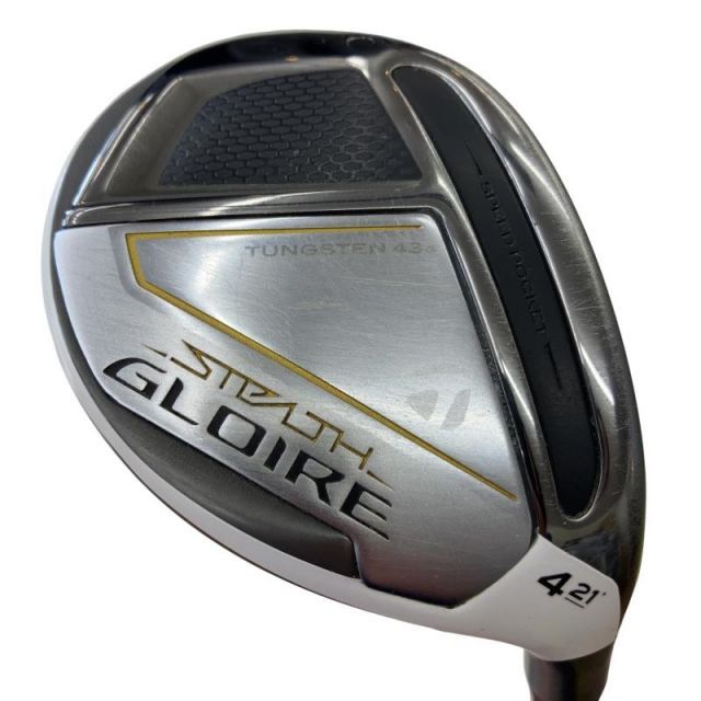 【中古】 テーラーメイド STEALTH GLOIRE U4 ユーティリティ UT リシャフト (フレックスその他) メンズ 男性用 右利き 右用 Cランク ゴルフクラブ