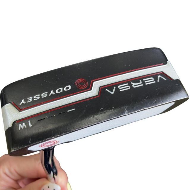 【中古】 オデッセイ VERSA #1W ブラック 34インチ パター PT スチール (フレックスその他) メンズ 男性用 右利き 右用 Cランク ゴルフクラブ