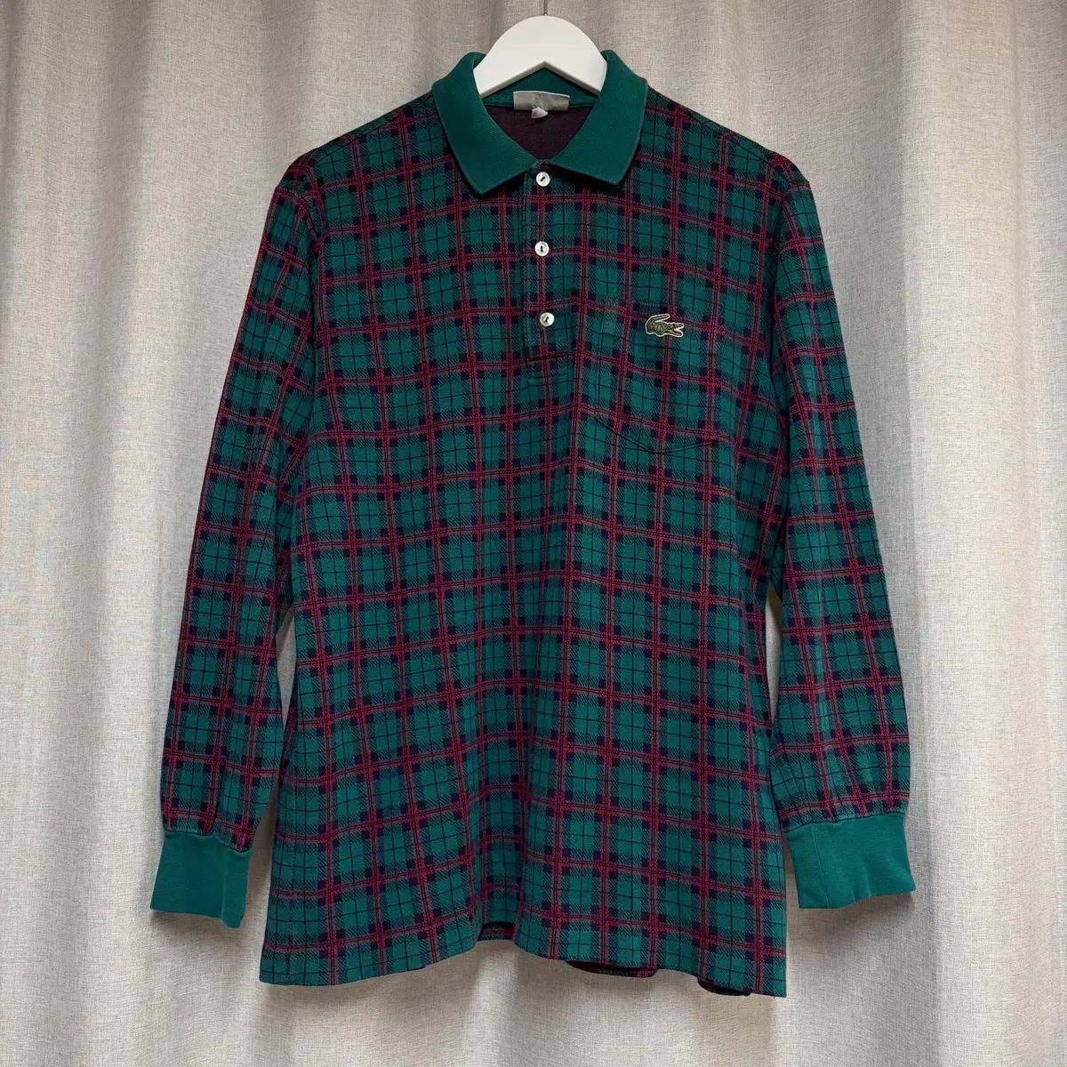ラコステ CHECK 긴팔 KARA Tシャツ 95