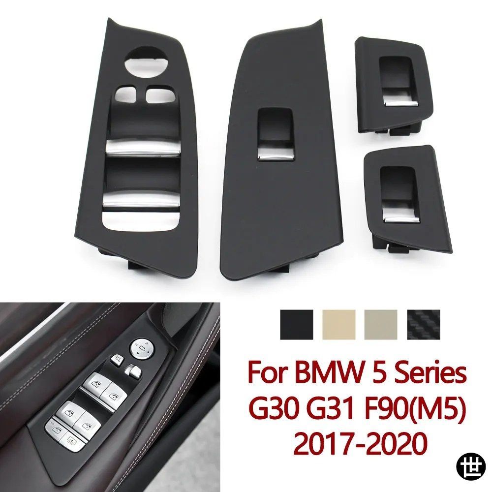 LHD左ハンドル車用インテリアドアウィンドウスイッチリフターカバーパネルトリム BMW 5シリーズ G30 G31 2017-2020 525 528 530 540 11,424円