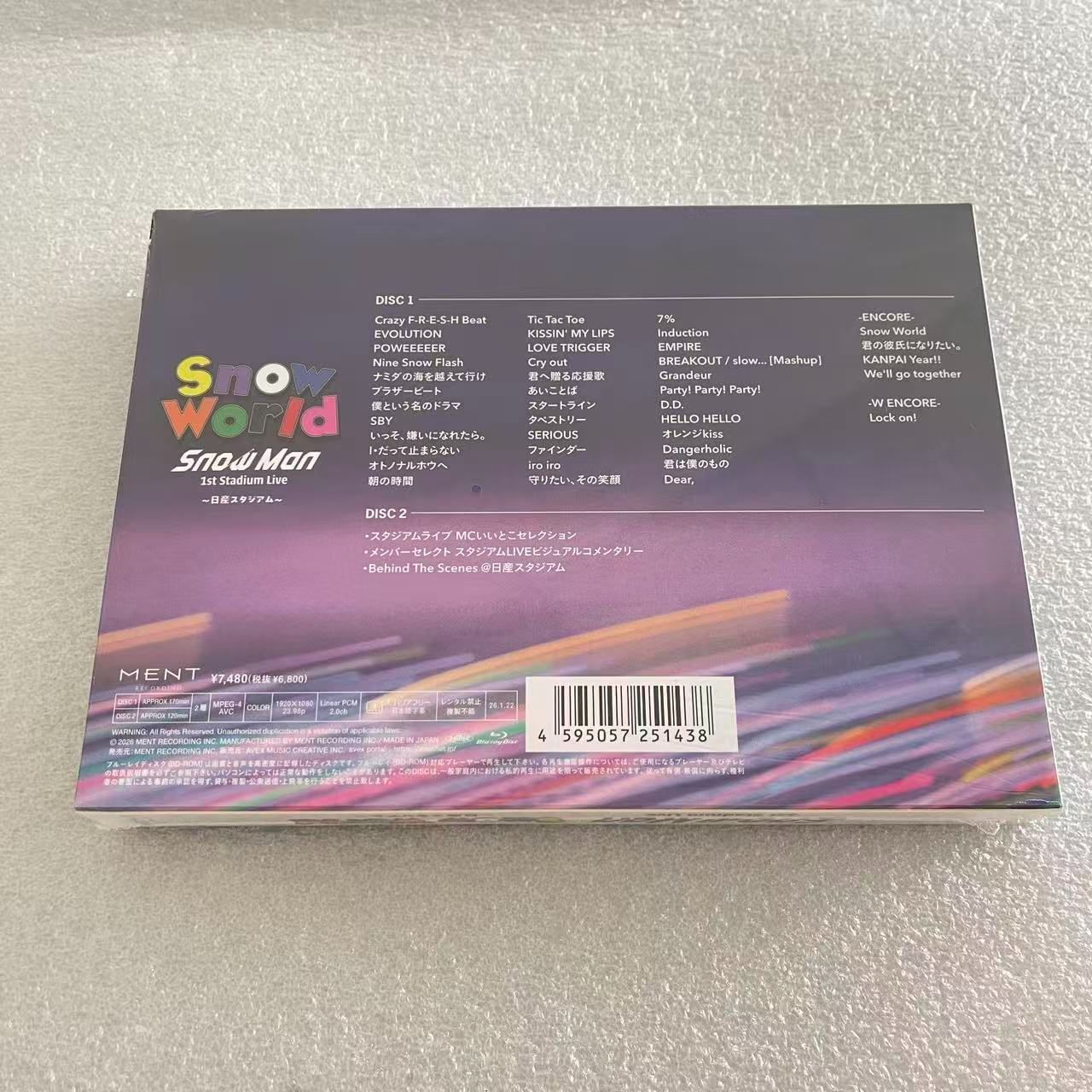 新品 未使用 Snow Man Snow World 1st Stadium Live 〜日産スタジアム 