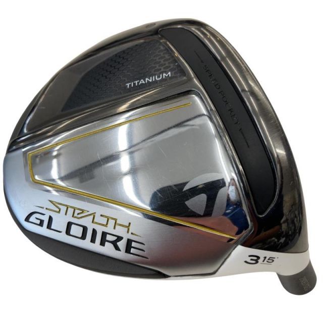 【中古】 テーラーメイド STEALTH GLOIRE 3W フェアウェイウッド FW リシャフト (フレックスその他) メンズ 男性用 右利き 右用 Cランク ゴルフクラブ