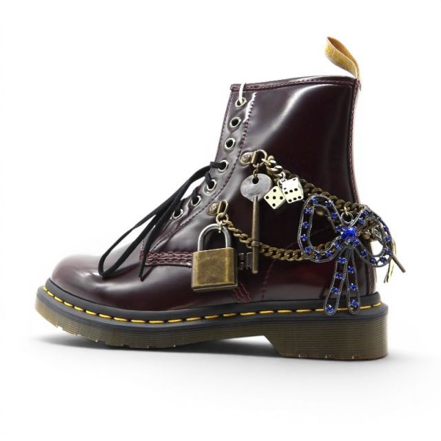 DR.MARTENS × MARC JACOBS 1460 8HOLE BOOT CHERRY RED サイズ24.0cm 26496600 箱有 ドクターマーチン マークジェイコブス 8ホール ブーツ 大名店
