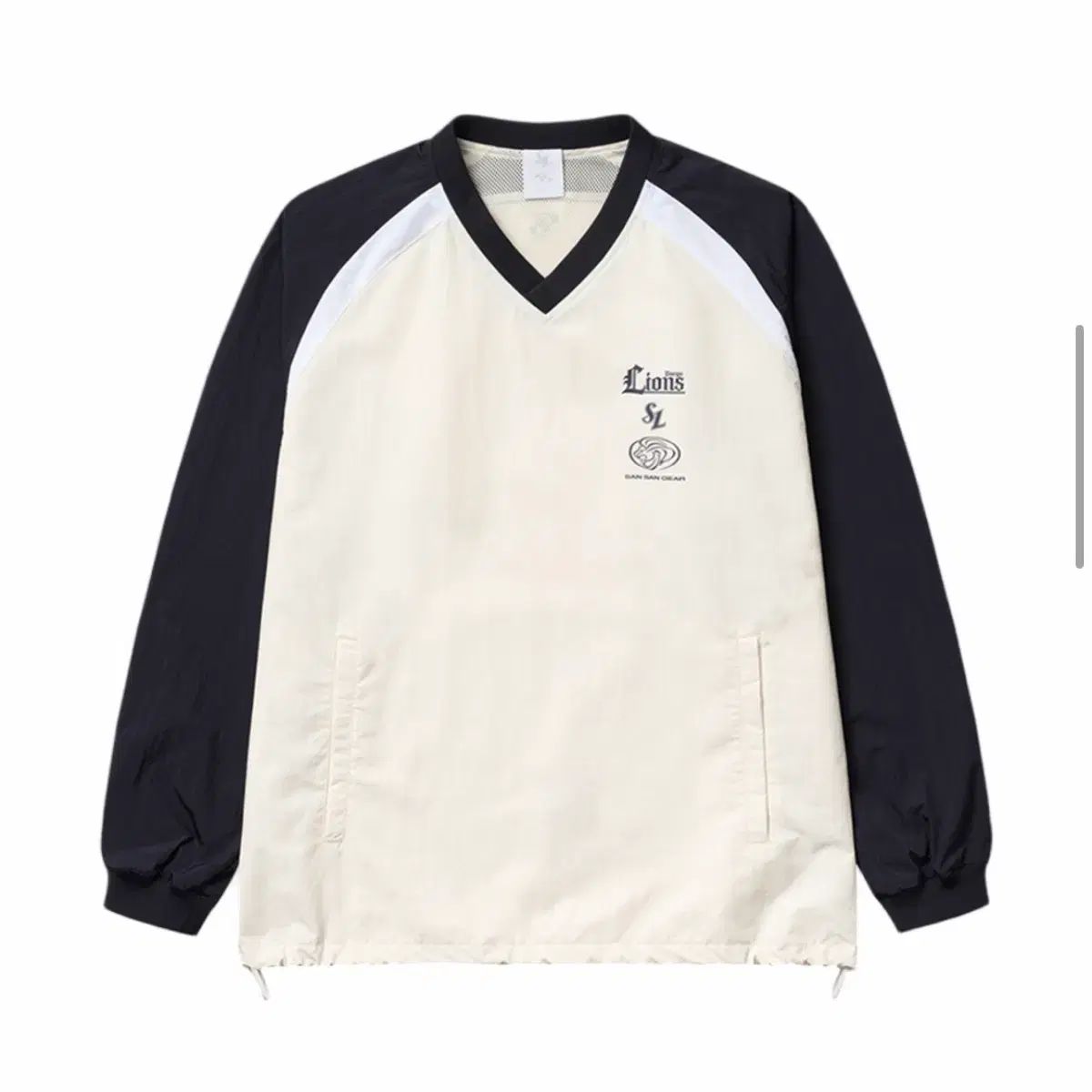 サンサンギアー LIONS ウォームアップ スリーブ アイボリー S
