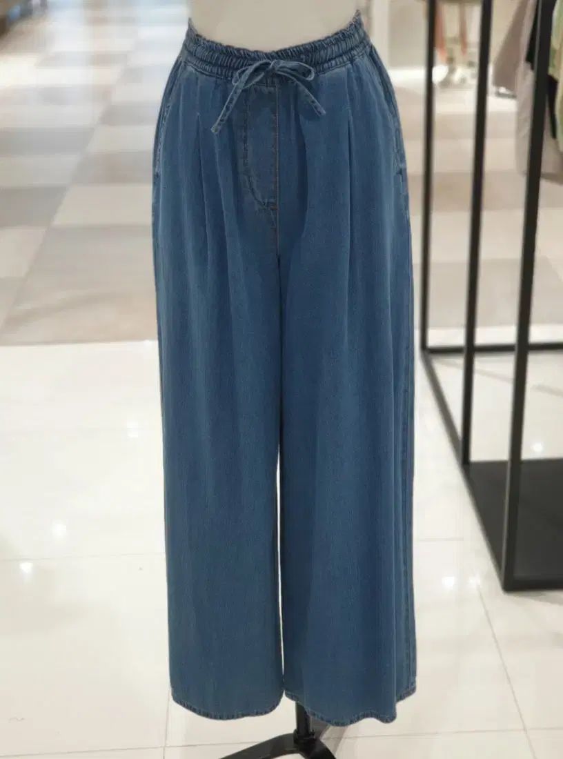 オンアンドオン 밴딩 デニム パンツ