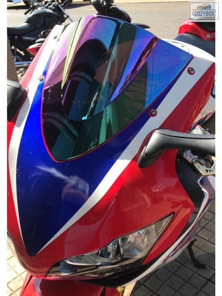 オートバイウインドシールド ウインドスクリーン 2008 - 11 ホンダ CBR1000RR R CBR1000 09 ブラック