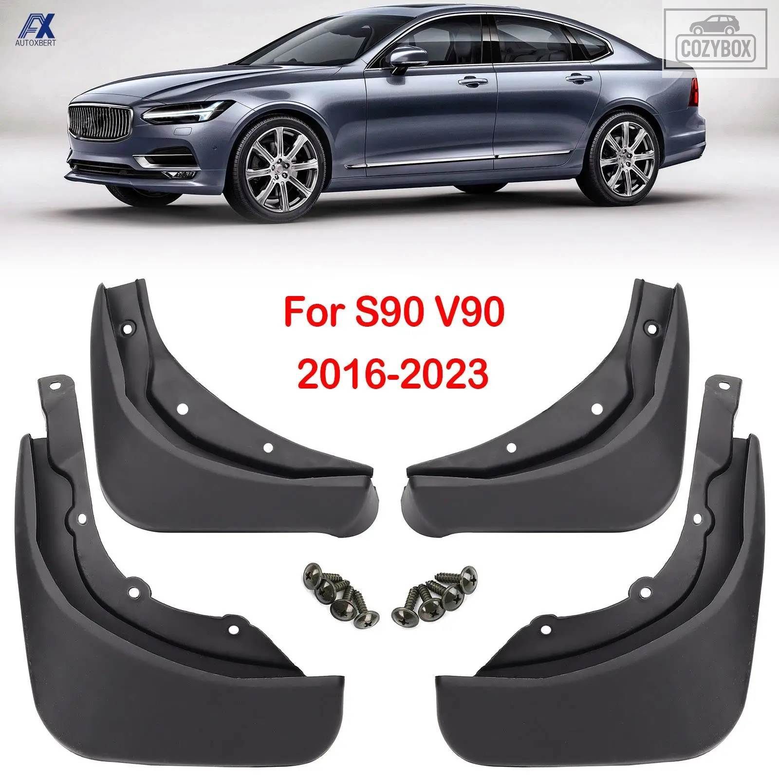 ボルボ V90 S90 2016 - 2023 マッドフラップ マッドガード フロント リア モールドフェンダー 2017 - 20 2022 2021