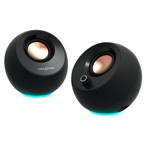 【新品】Creative Pebble Pro ブラック USB/Bluetooth/3.5mmピン 20W RMS ピーク出力60W USB Type-C/A 音質の剛性と質感 SP-PBLPRO-BK a3adf9f8