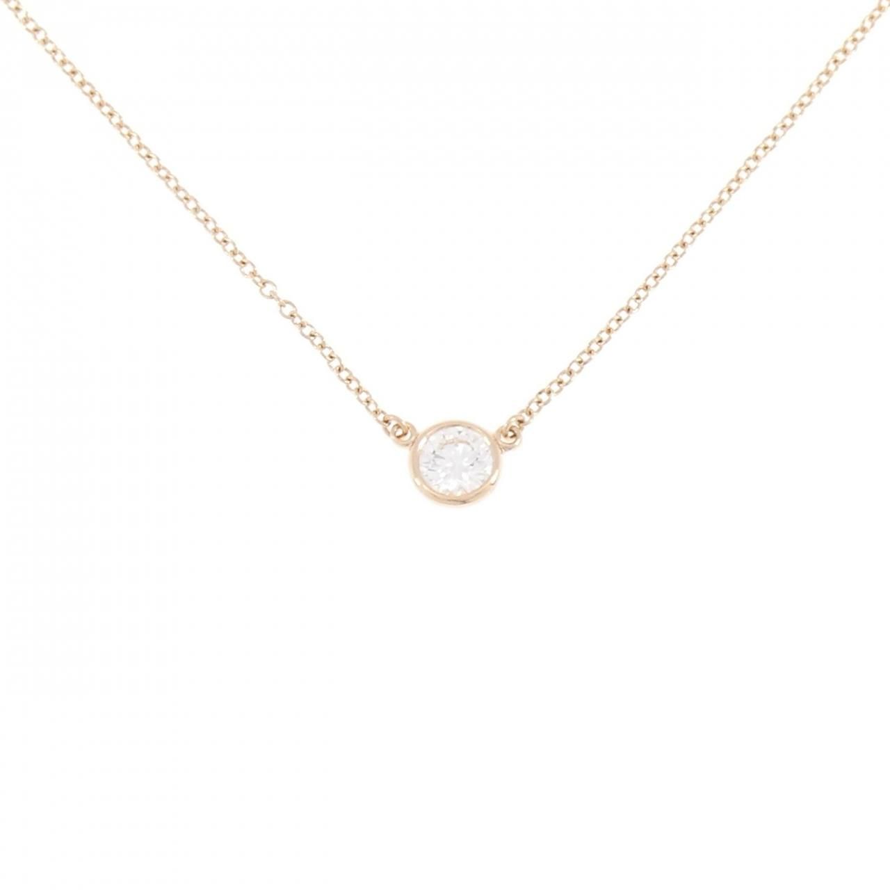ティファニー バイザヤード ネックレス 0.27CT G IF 3EXT