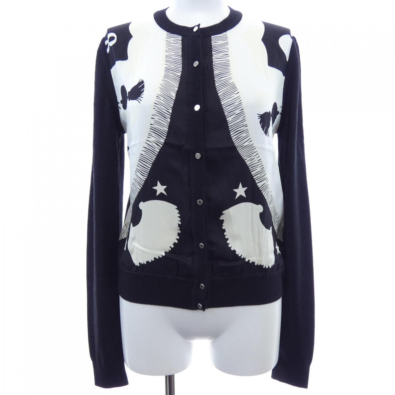 エルメス HERMES POSTE ET CAVALERIE *16-7759 ツイルレーヌ カーディガン