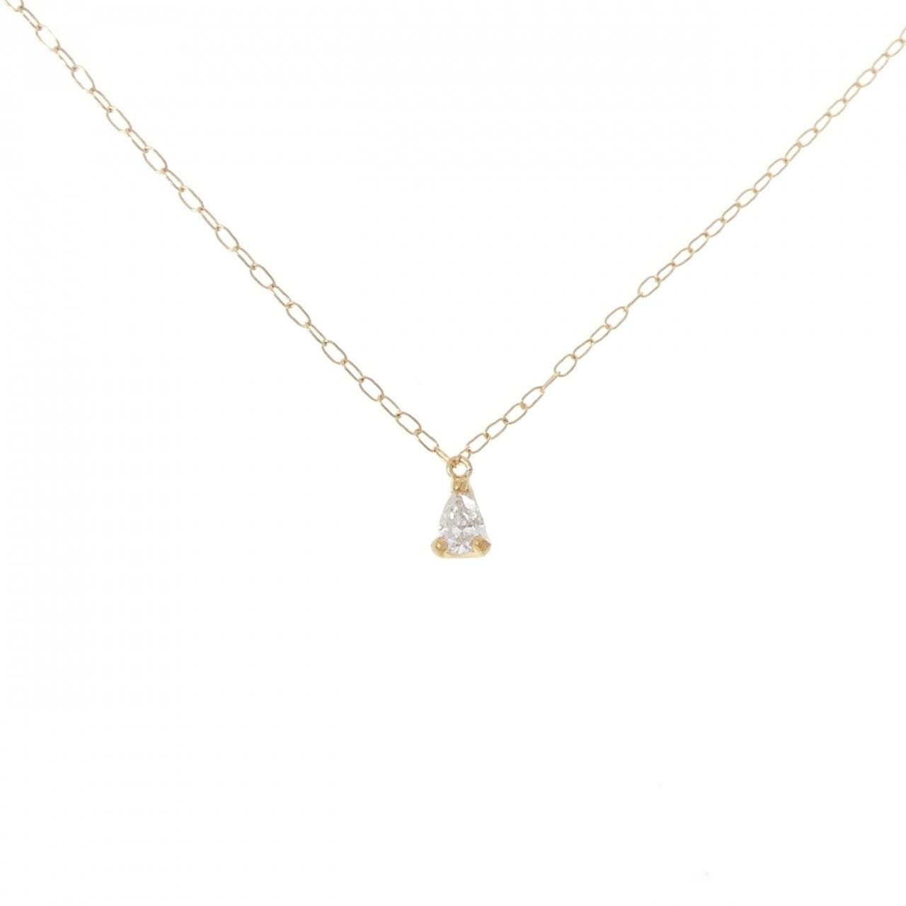 K18YG ダイヤモンド ネックレス 0.09CT