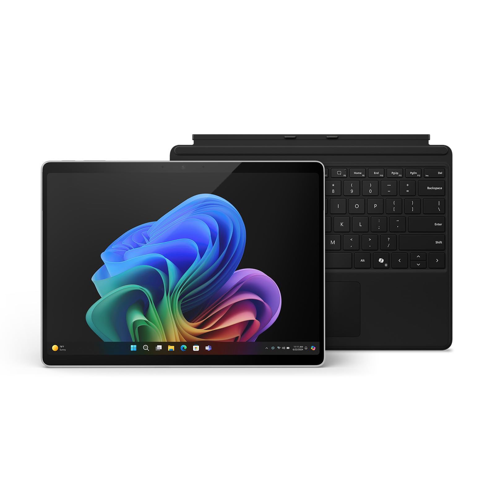 【マイクロソフト 公式ストア限定】2点セット: Surface Pro（第 11 世代） 13インチ Snapdragon X Plus 16GB 512GB プラチナ EP2-19224 + S [プラチナ] [16GB/512GB + Pro キーボード]