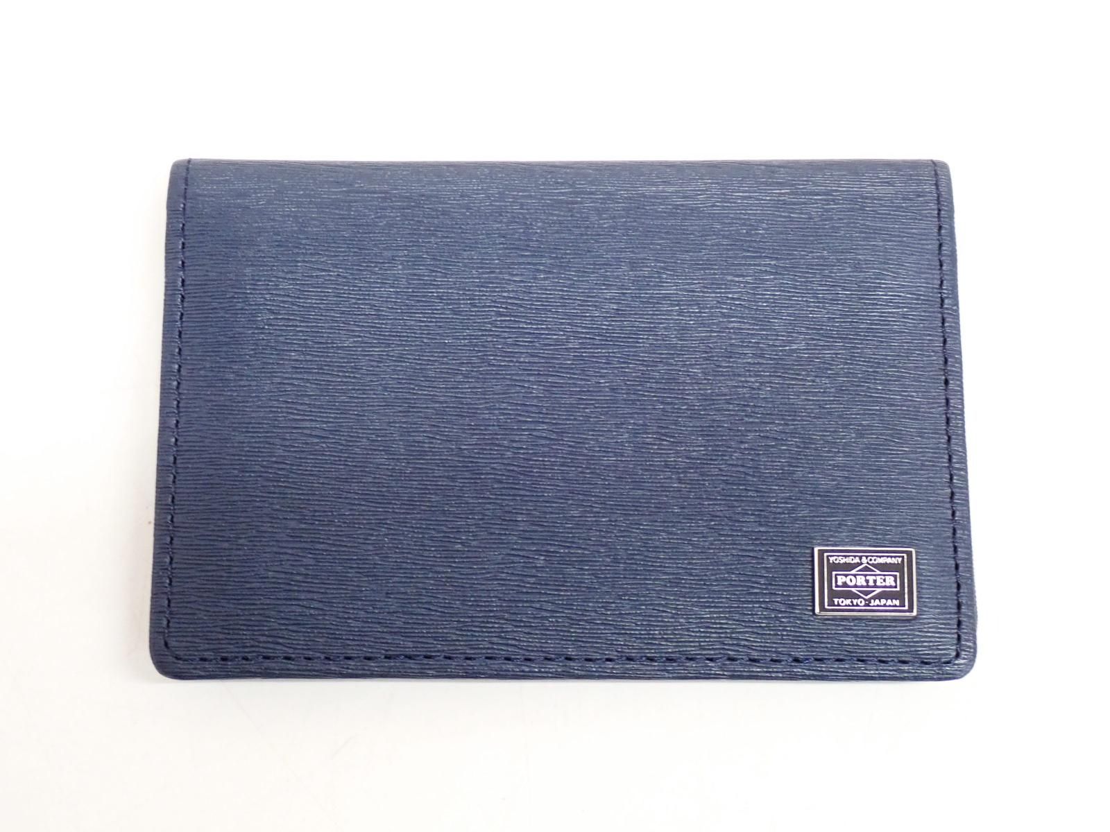 ★7475☆PORTER ポーター CURRENT カレント CARD CASE カードケース 名刺入れ レザー 052-02207