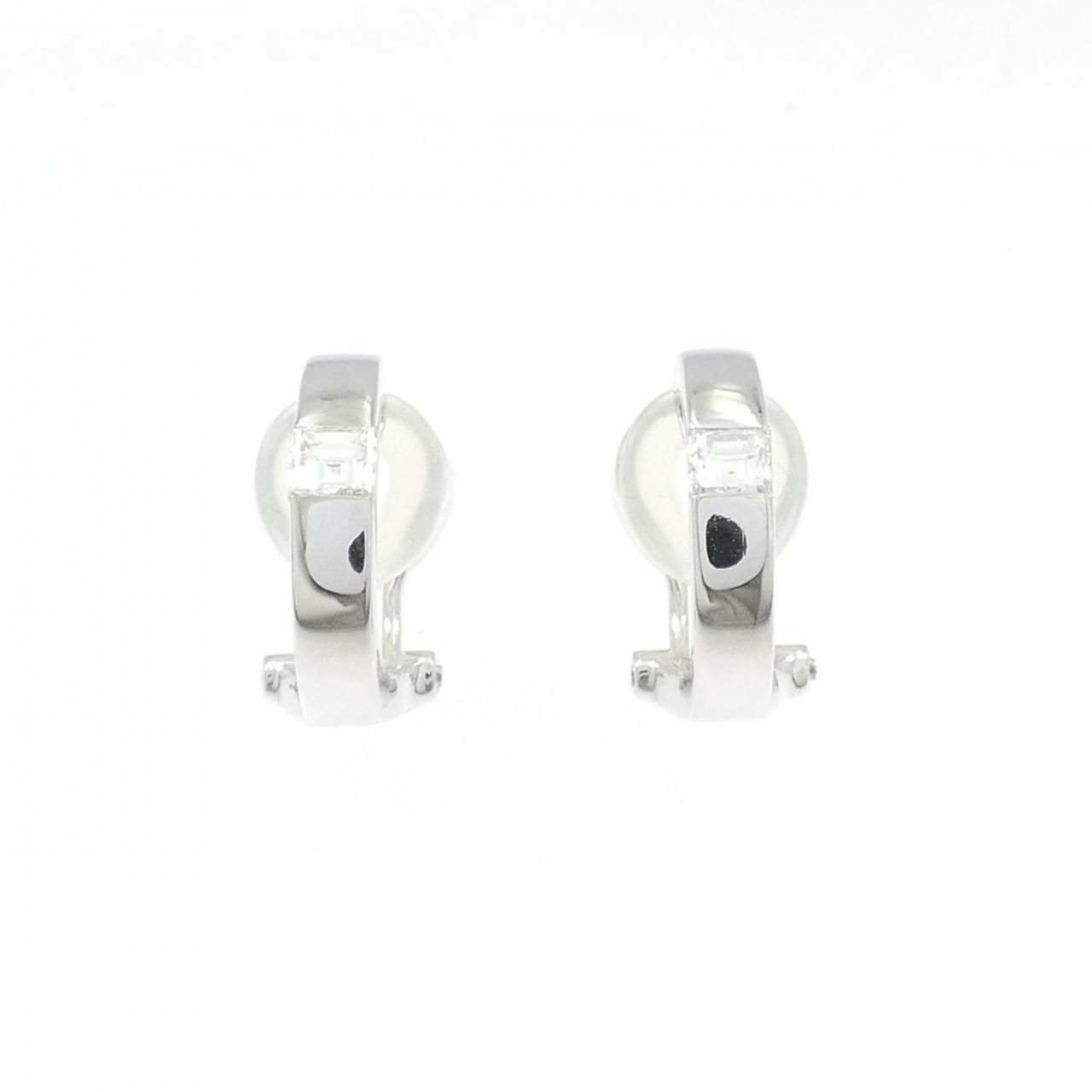 K18WG ダイヤモンド ピアス 0.38CT