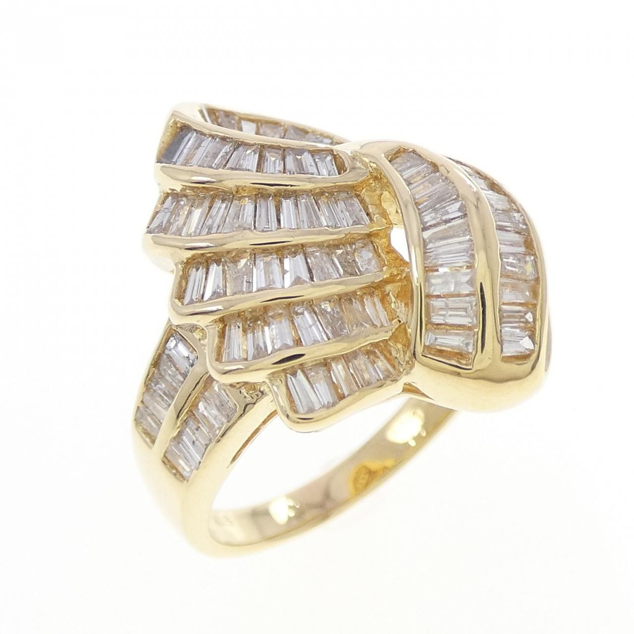 K18YG ダイヤモンド リング 1.20CT