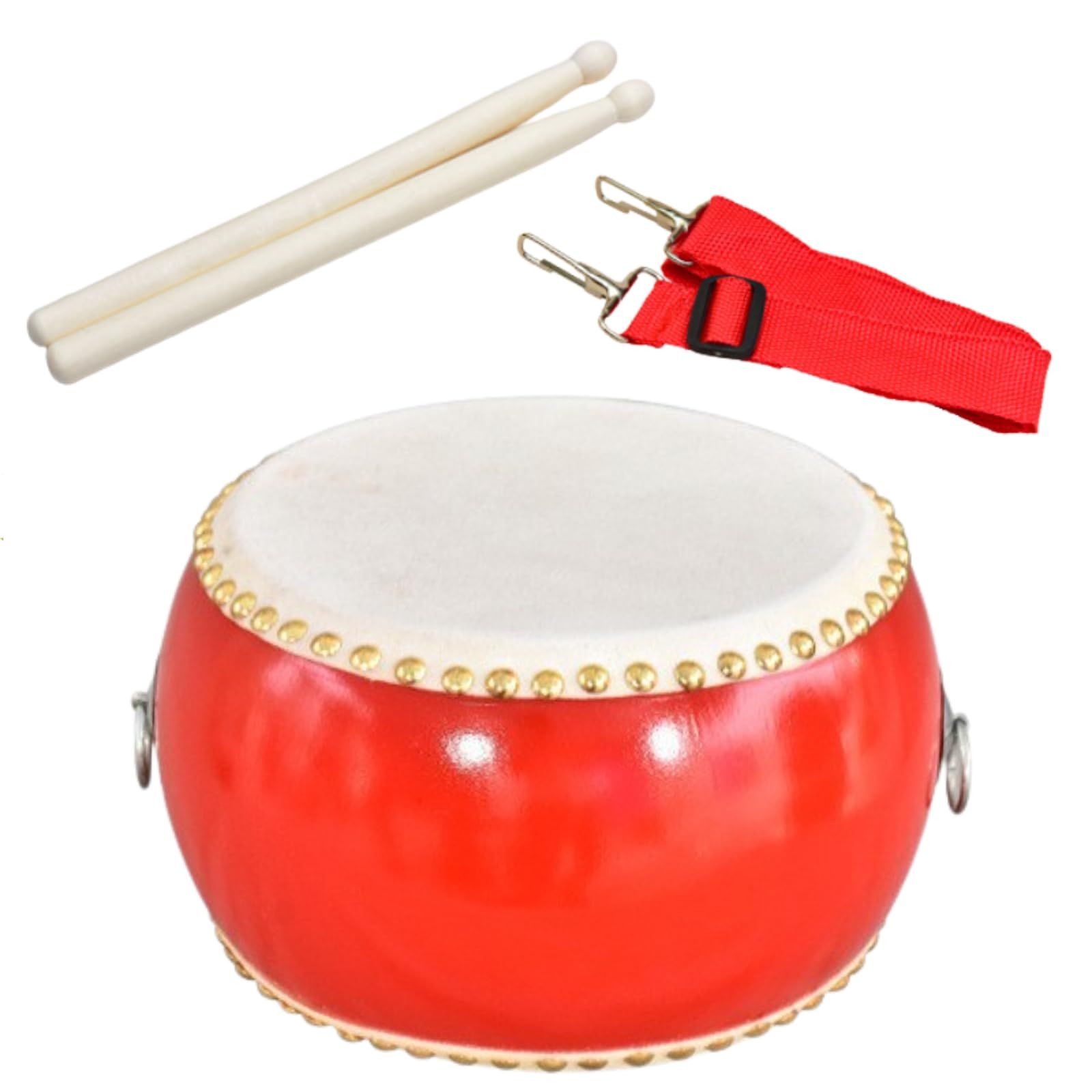 Aurenne 太鼓 バチ 小太鼓 和太鼓 楽器 練習 本格楽器 牛革張り 伝統