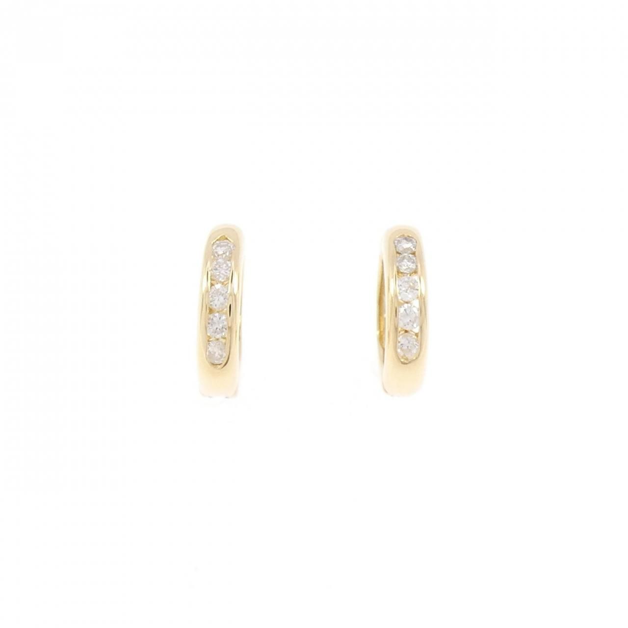 K18YG ダイヤモンド イヤリング 0.20CT