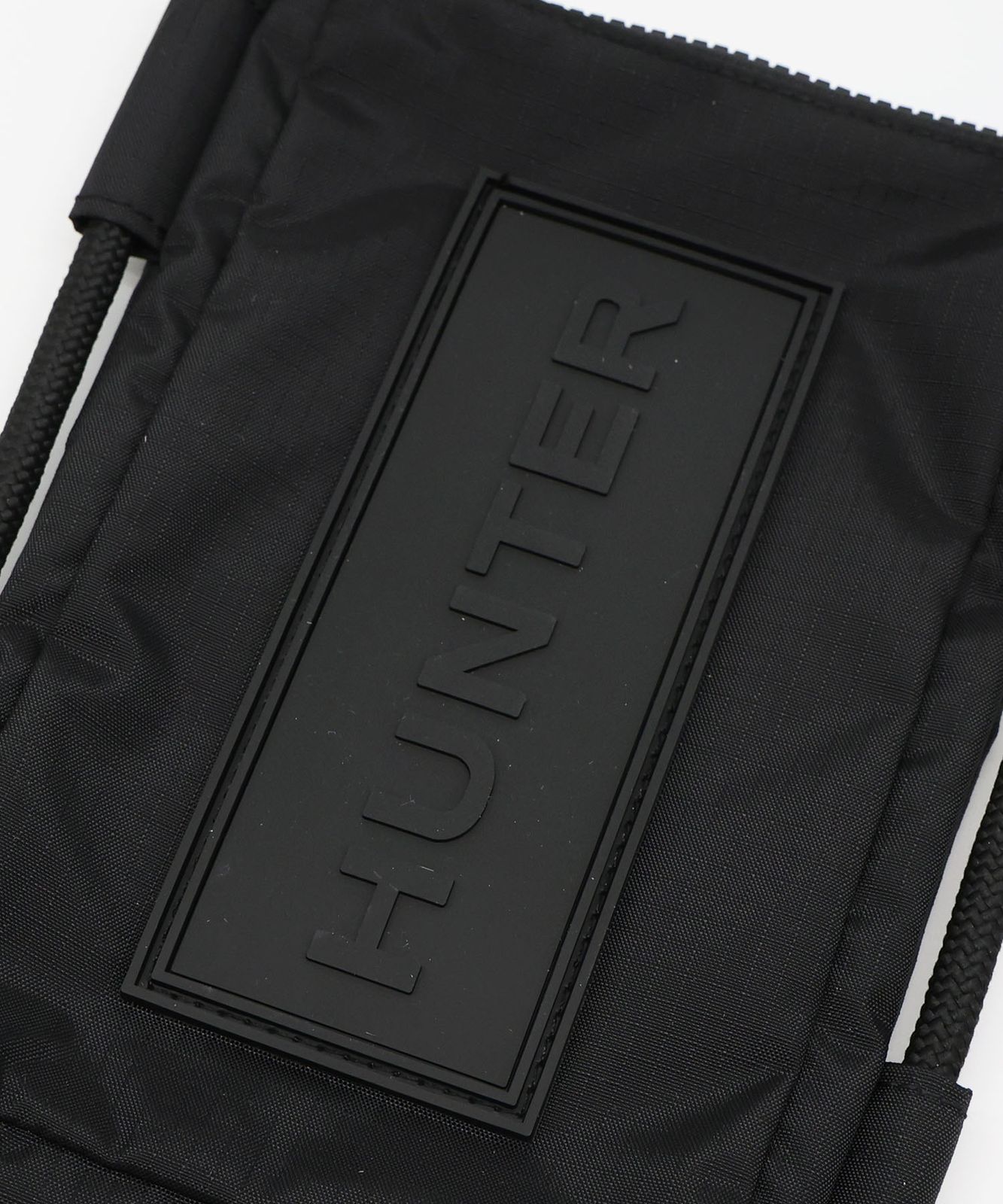 【ムラスポ公式】新品 HUNTER ハンター ショルダーバッグ トラベル リップストップ リサイクル ナイロン フォンポーチ UBP1514NRS-BLK ムラサキスポーツ限定