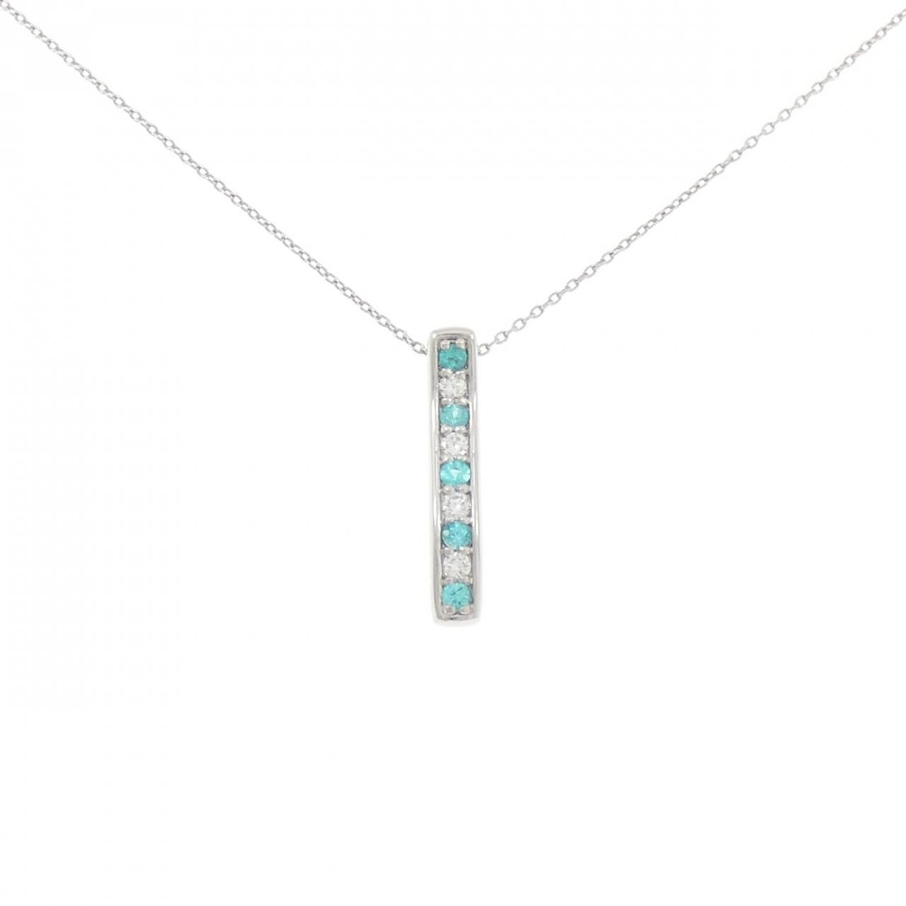 PT900/PT850 パライバトルマリン ネックレス 0.16CT 99,330円