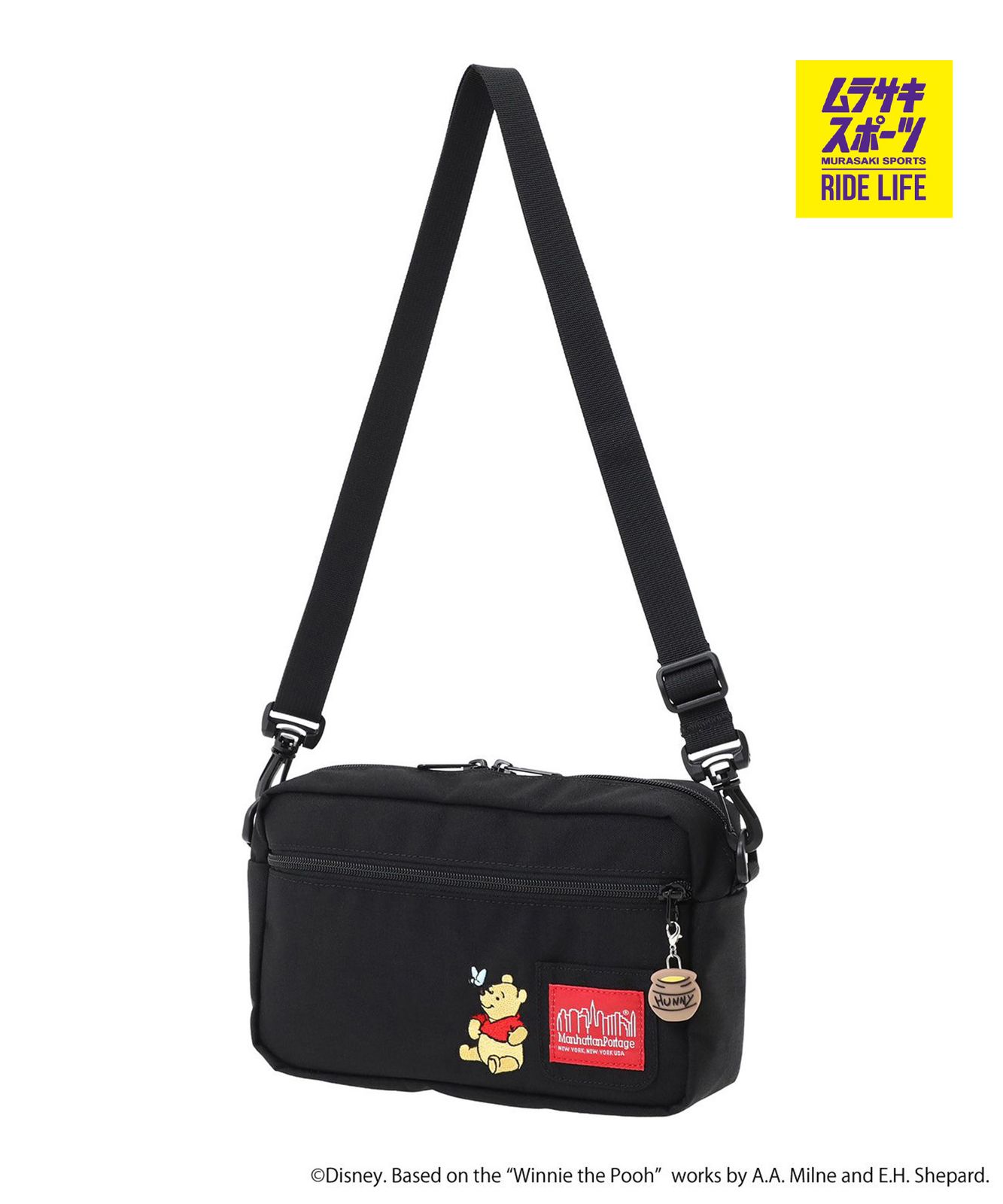 【ムラスポ公式】新品 Manhattan Portage マンハッタンポーテージ ショルダーバッグ JOGGER L JPN VER 2 POOH プーさん MP1404L2-500PH