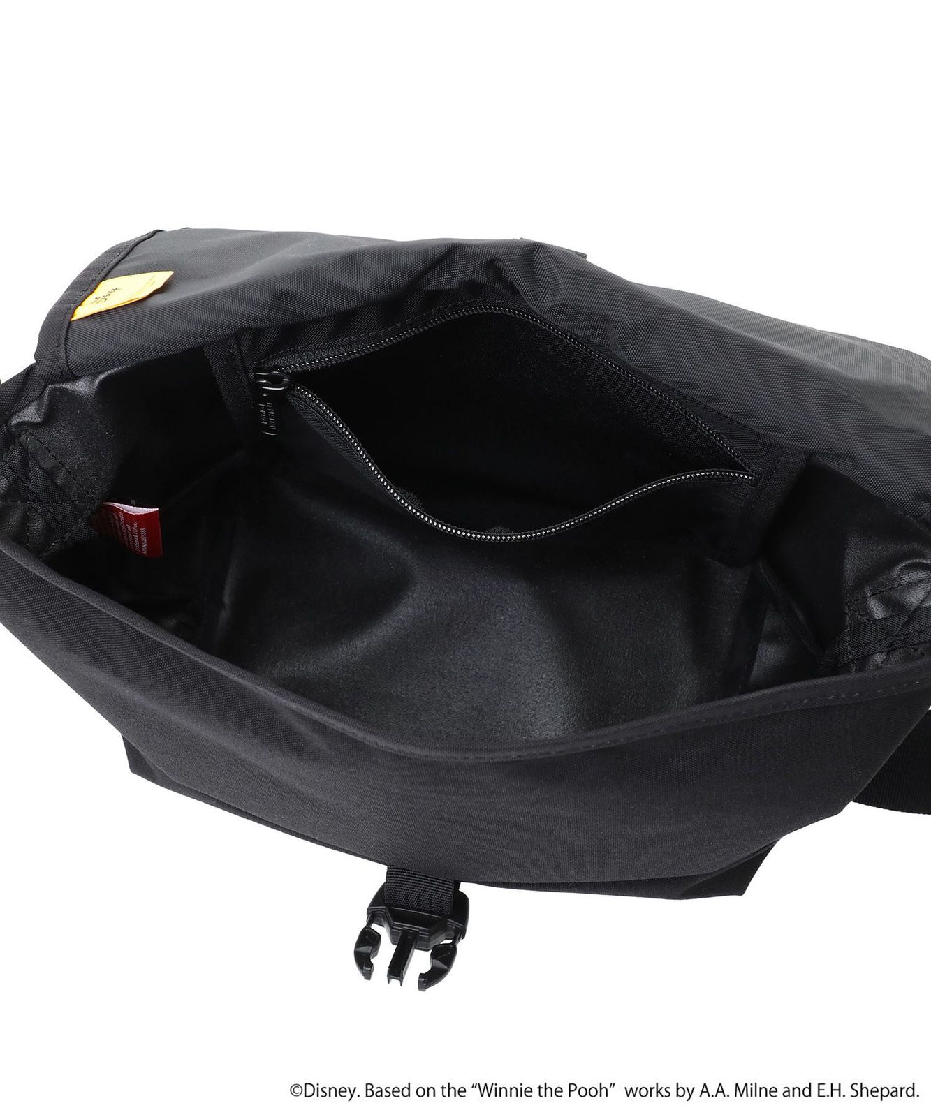 【ムラスポ公式】新品 Manhattan Portage マンハッタンポーテージ ショルダーバッグ NYLON MESSENGER BAG JR SLIM FZP POOH プーさん MP1605JRSFZPPH