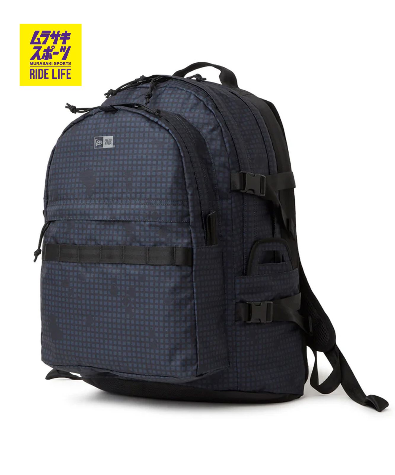 【ムラスポ公式】新品 NEW ERA ニューエラ バックパック リュック キャリアパック 35L ブラックナイトカモ 14750923