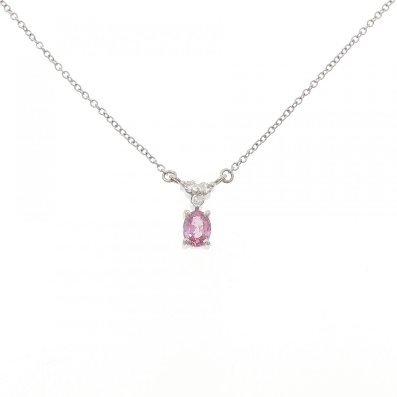 PT900/PT850 サファイヤ ネックレス 0.38CT