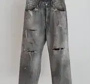 アンセルム CRASH SELVEDGE DENIM STRAIGHT 5P (1)