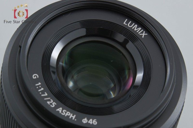 中古】Panasonic パナソニック LUMIX G 25mm f/1.7 ASPH. H-H025