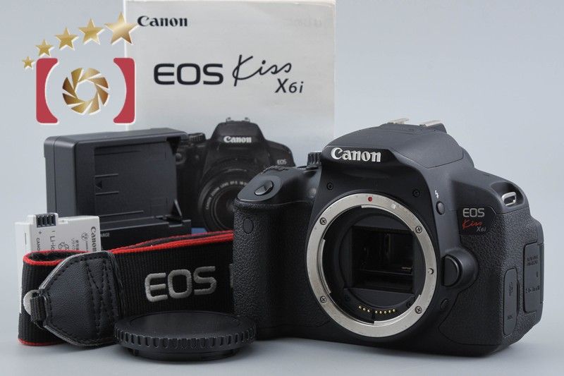 【中古】Canon キヤノン EOS Kiss X6i デジタル一眼レフカメラ