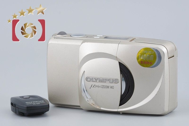 【中古】OLYMPUS オリンパス μ[mju:] ZOOM 140 コンパクトフィルムカメラ