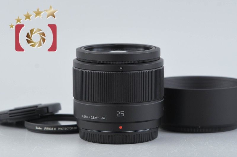 中古】Panasonic パナソニック LUMIX G 25mm f/1.7 ASPH. H-H025