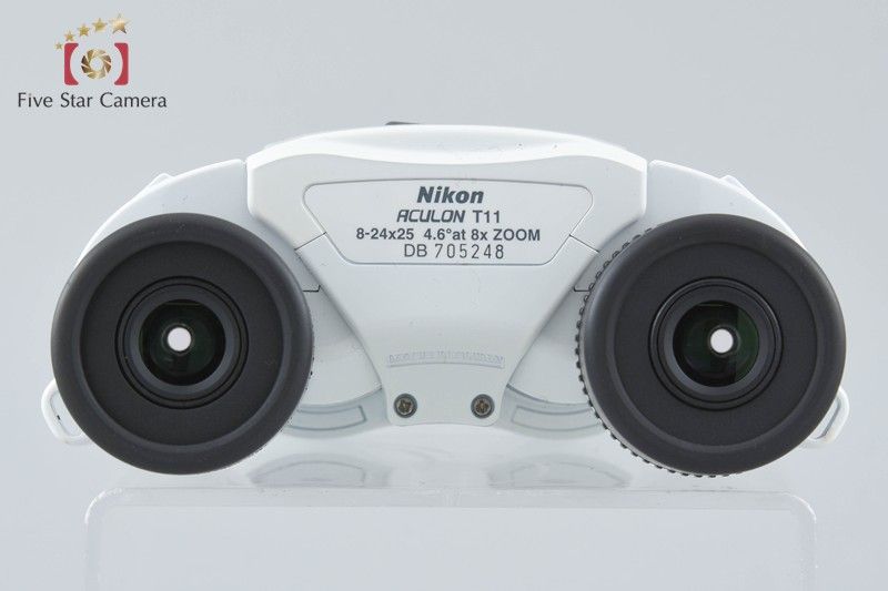 中古】Nikon ニコン ACULON T11 8-24x25 ホワイト 双眼鏡 元箱付き
