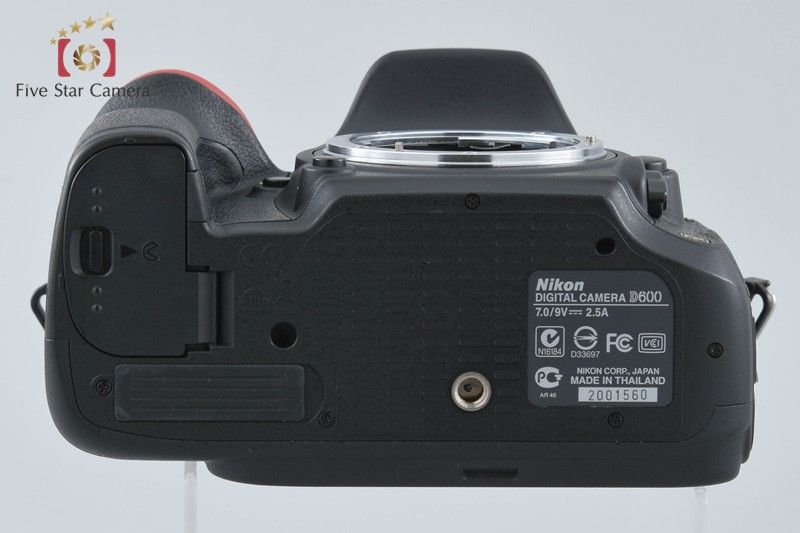 【中古】Nikon ニコン D600 デジタル一眼レフカメラ
