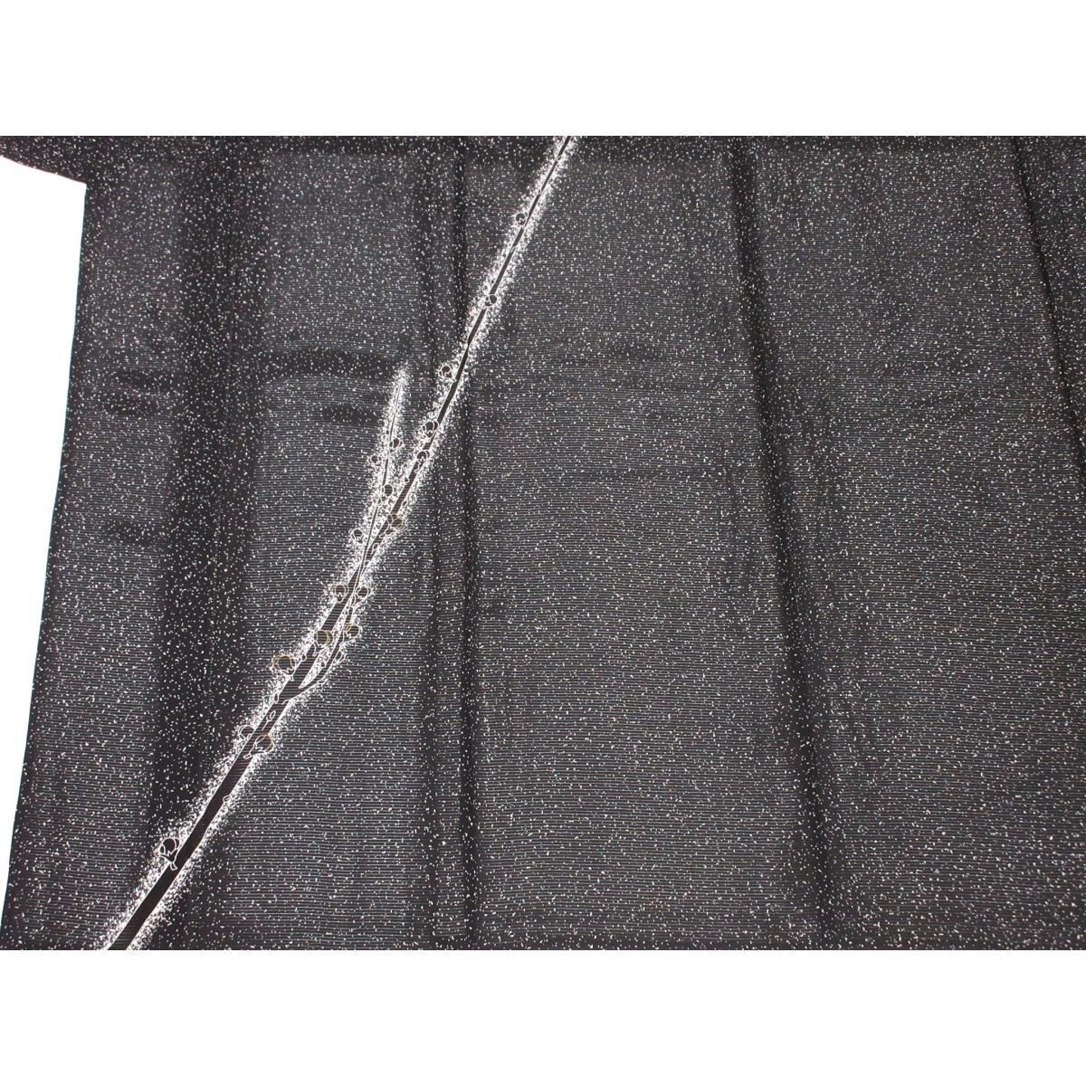 【未使用品】単衣 駒絽訪問着 友禅金彩加工 【未使用品】単衣 駒絽訪問着 友禅金彩加工